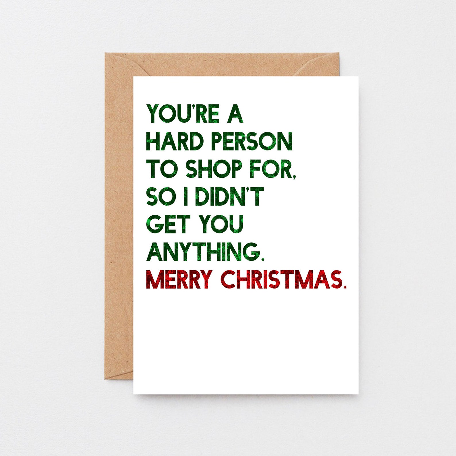 Funny Christmas Card For Dad Brother Christmas Card Funny | Etsy