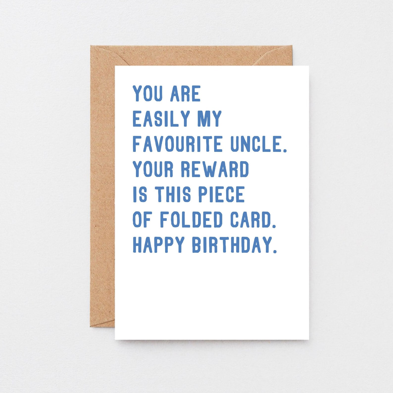 Funny Uncle Birthday Card Funny Birthday Card for Uncles - Etsy