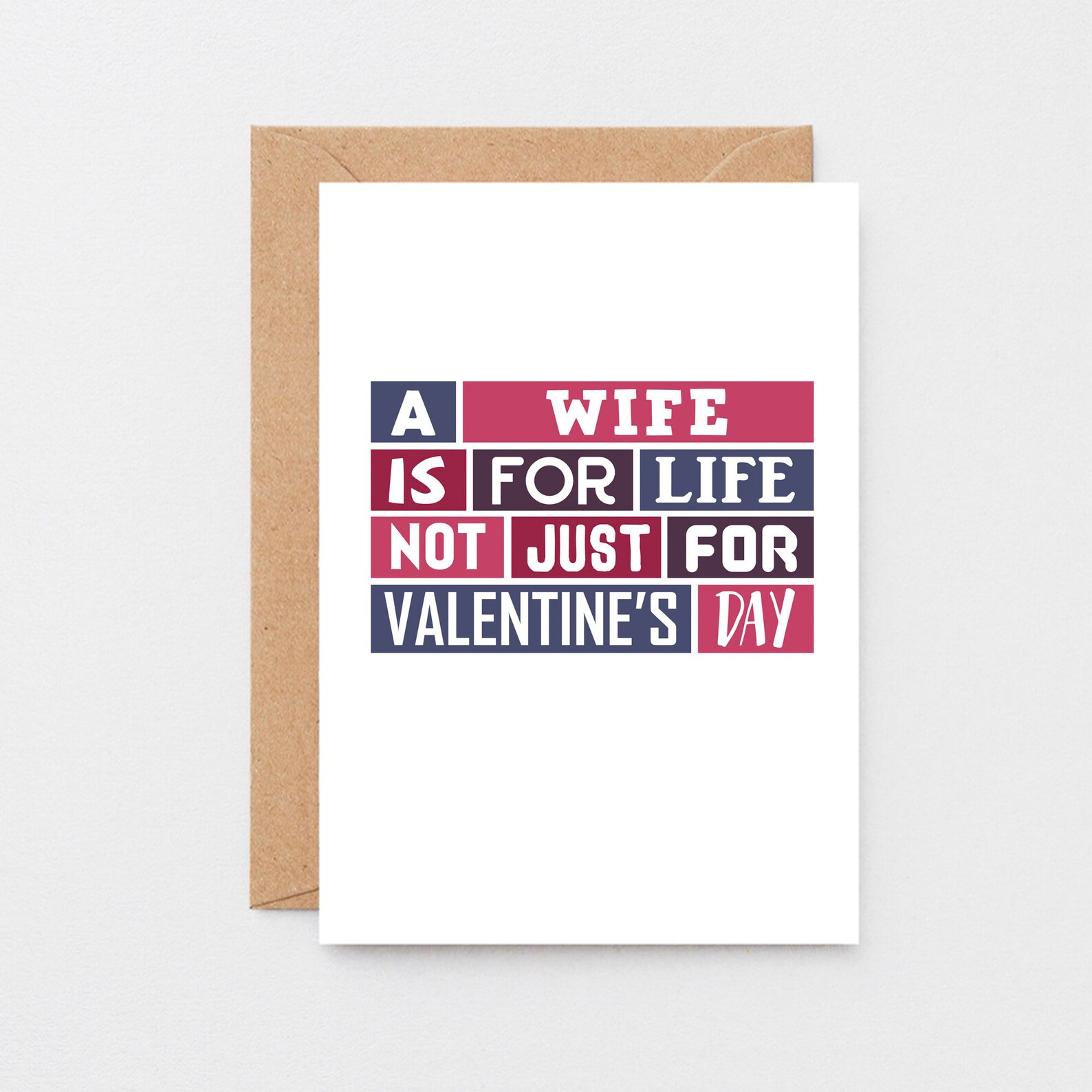 Funny Valentines Day Card for Wife Valentine Card From - Etsy