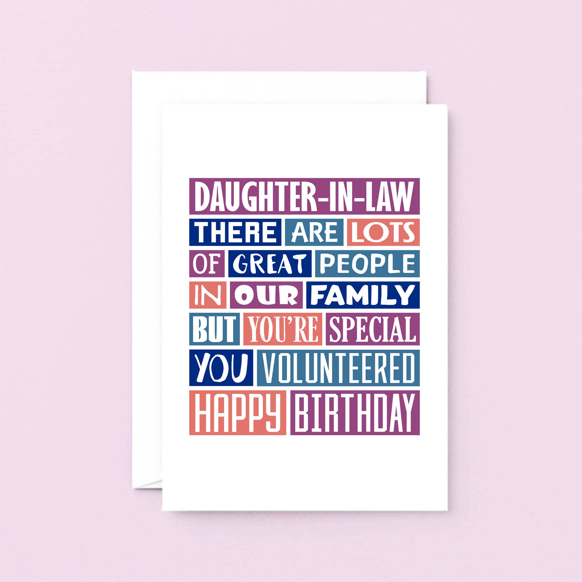 Birthday Card for Daughter-in-law Funny Card Daughter in - Etsy Denmark Birthday Card for Daughter-in-law Funny Card Daughter in - Etsy Denmark
