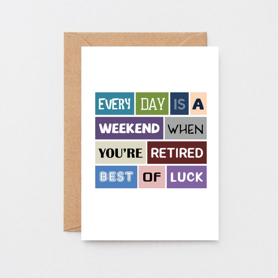Grappige Pensioenkaart Medewerker Pensioen Collega Met Etsy
