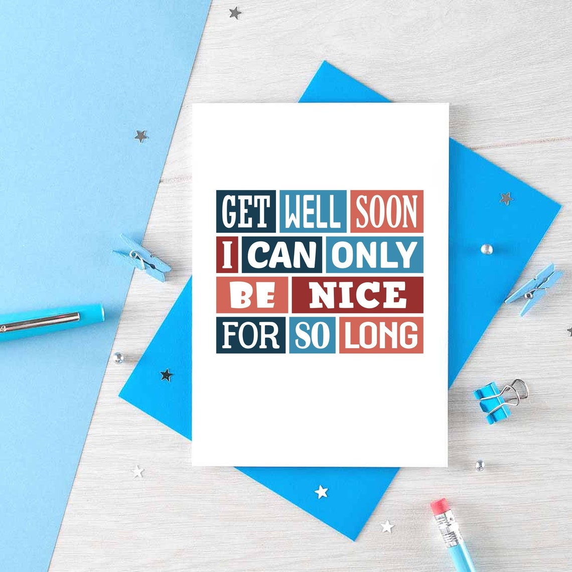 Funny Get Well Soon Card Sickness Funny Thinking of You - Etsy