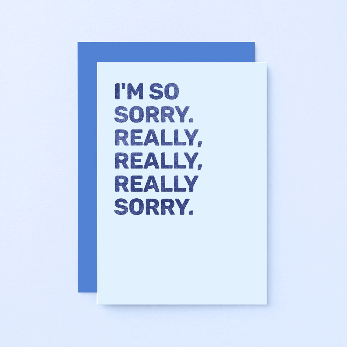 I'm Sorry Card Apology Card Sorry For What You're Etsy