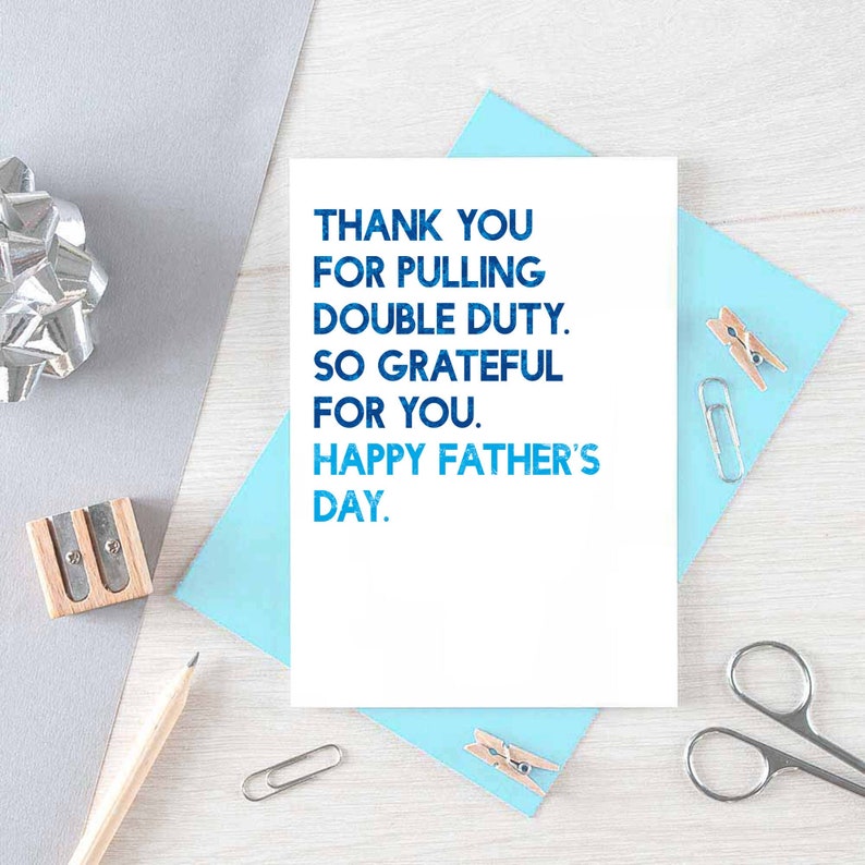 Fathers Day Card For Single Parent Happy Fathers Day Dad Single Dad Fathers Day Card Single Mum Solo Parent SEF0034A6 image 5