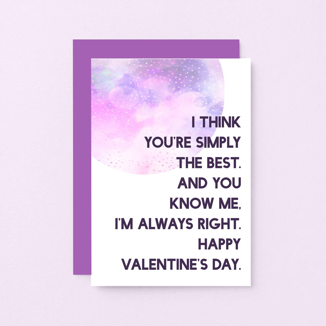 Funny Valentine Card for Husband Boyfriend Valentine Card - Etsy
