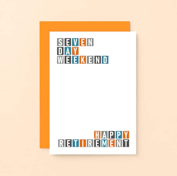 Drole De Carte De Retraite De Retraite Des Collegues Etsy France