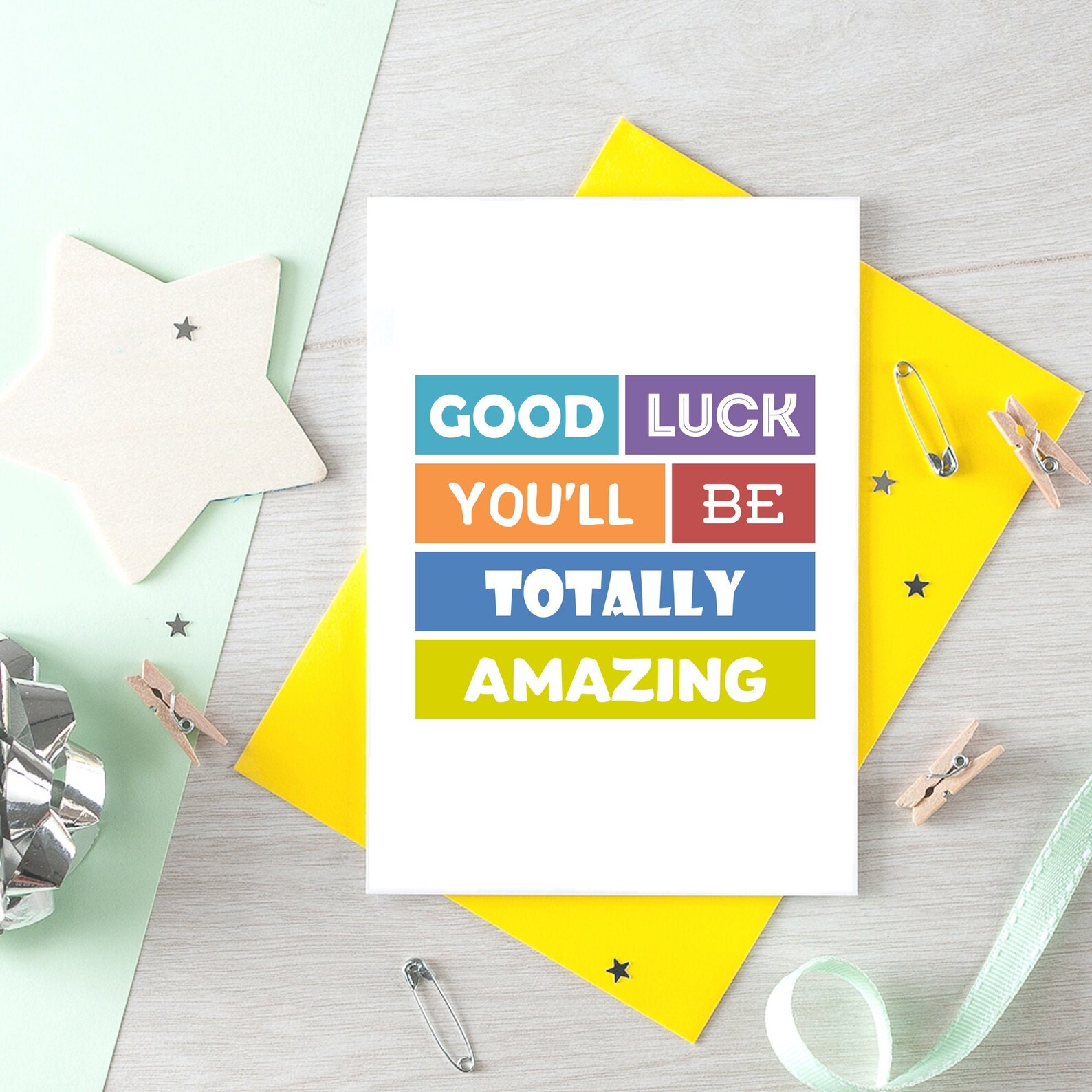 Good Luck Card New Job Card Exams Starting College - Etsy UK