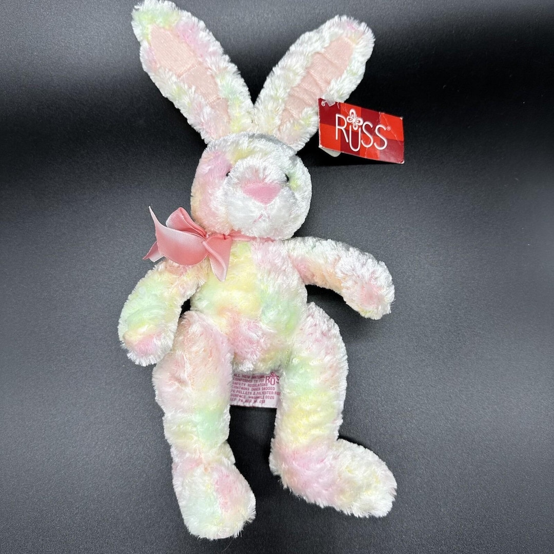 Russ Rabbits Russ Berrie Rainbow Rabbit Bunny 11
