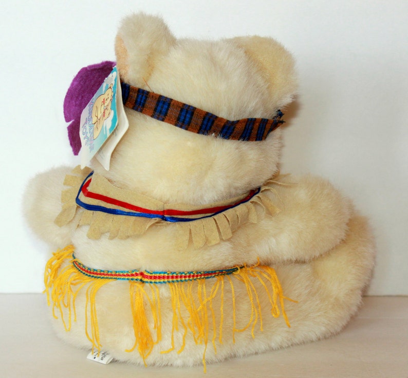 Rare Plush Indian Bear Girl 9 Kelly Toy Kuddle Me Etsy