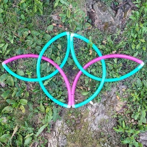 Double HDPE or Polypro Triquetras custom flow props