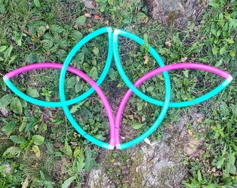 Double HDPE or Polypro Triquetras custom flow props