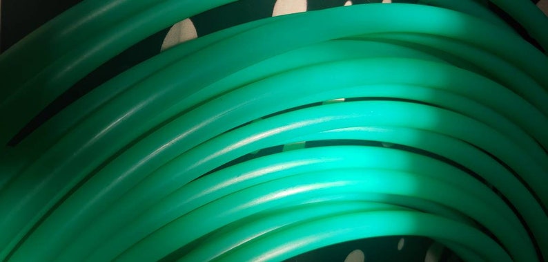 UV Green calcite polypro hula hooppractice hoopfully collapsible