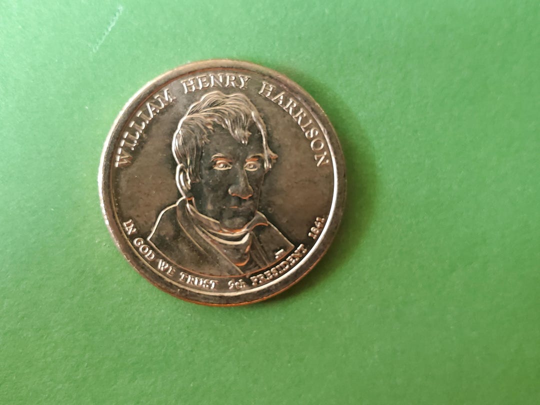 William Henry Harrison Uncirculated Presidential Dollar Coin Etsy