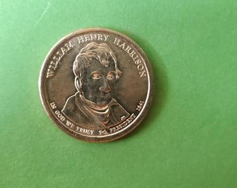 William Henry Harrison 1841 9th President One Dollar Coin - Etsy