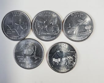 2004-P About Uncirculated State Quarter Set