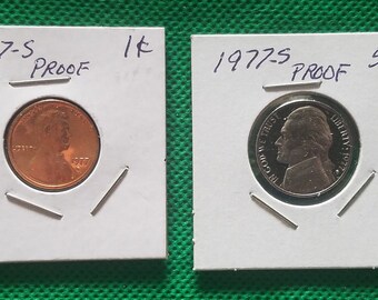 MS CANADA 1 cent 1977 with a DIE CLASH on date 
