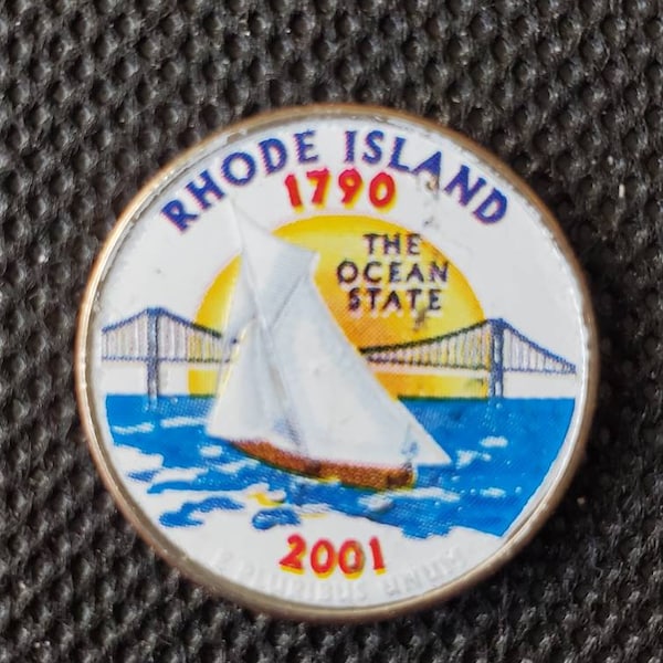 2001-P Colorised State Quarter