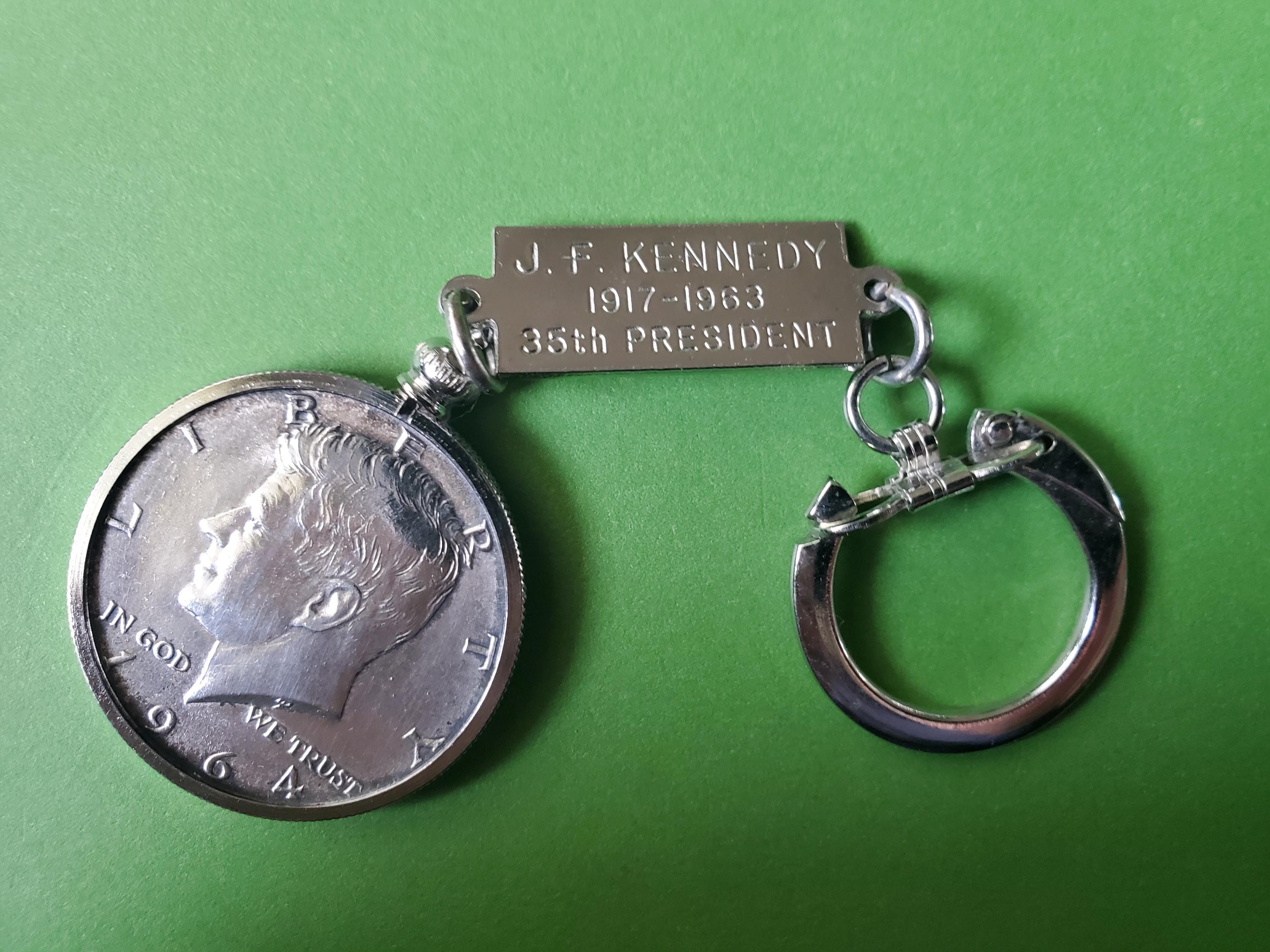 Vintage Jfk Keychain - Etsy