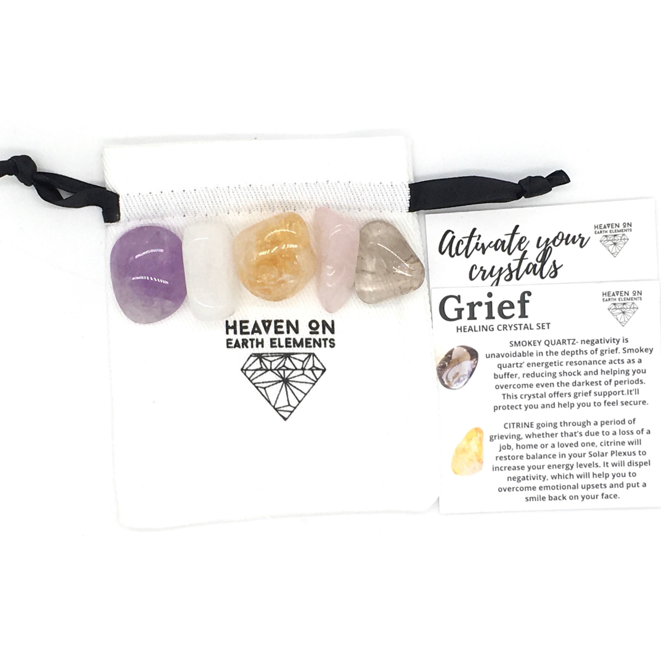 Grief Healing Crystals crystal Gifts/bag of Crystals crystal Etsy