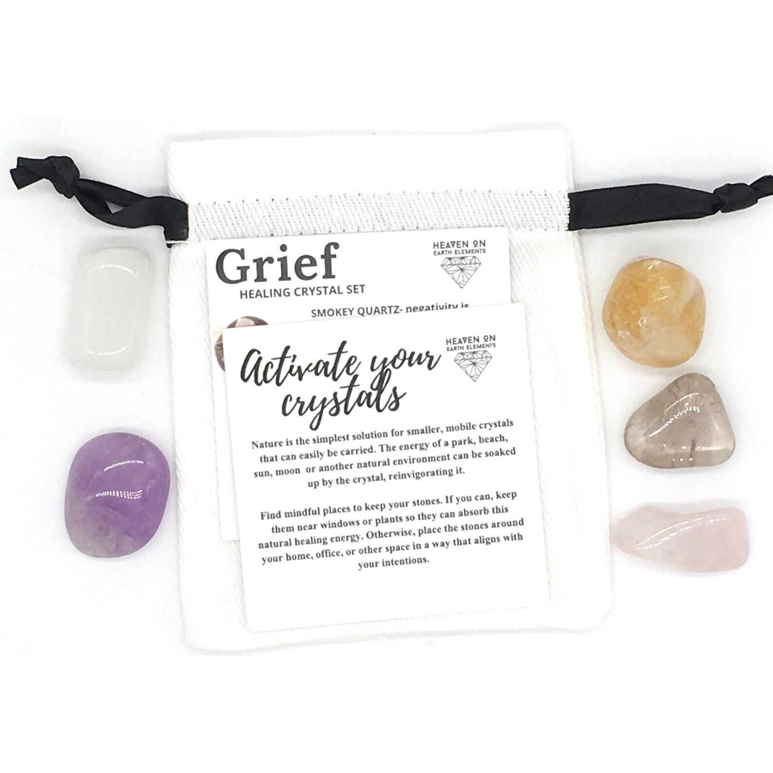 Grief Healing Crystals crystal Gifts/bag of Crystals crystal Etsy
