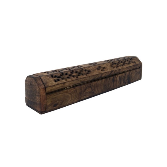 Wooden incense box burner/incense holder/cone incense holder/stick incense holder/Coffin incense holder/teen gift/friend gift/