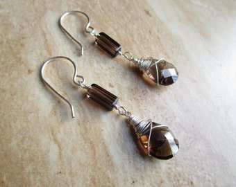 Smokey Quartz Earrings