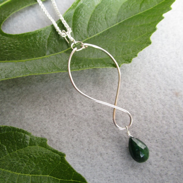 Collar de esmeraldas genuinas