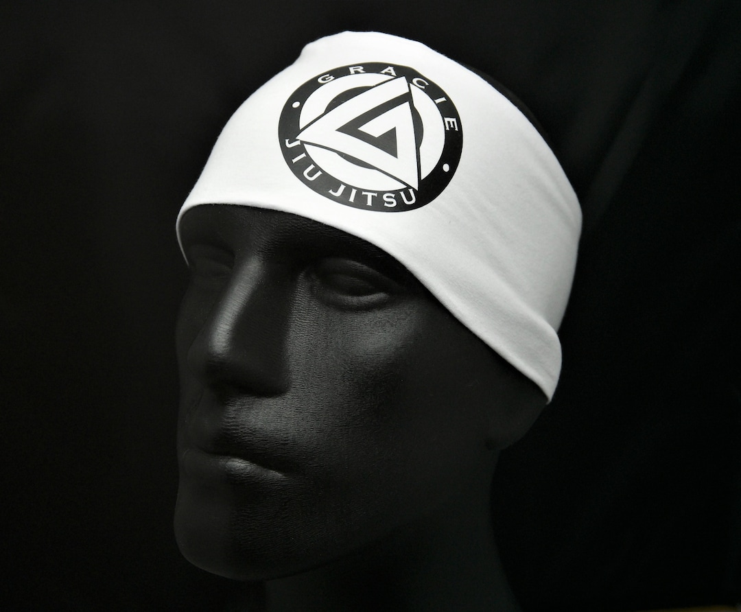 Gracie Jiujitsu Prepost Training Soft Cotton Headband for off the Mat