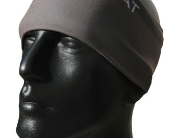 Stylish Reversible Fitness Headband "SWEAT" Moisture Wick Keeps Cool for Running, Yoga, Weight Training or Casual Wear.