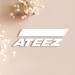 2-Pack ATEEZ Vinyl Decal Stickers 6" - Show Your Love for ATEEZ!