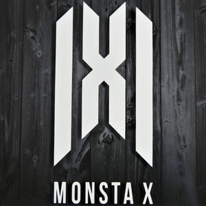 New "Monsta X" 6" Die-Cut Vinyl Decal Sticker for Auto, Boats, Walls, Laptops and More