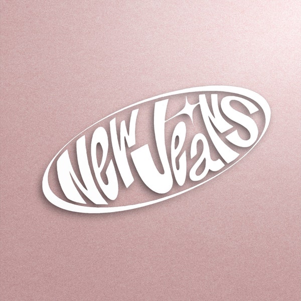 NewJeans Kpop Bunnies Fandom High Quality 6" Wide Vinyl Decal Sticker for Auto Window, Laptops, etc.