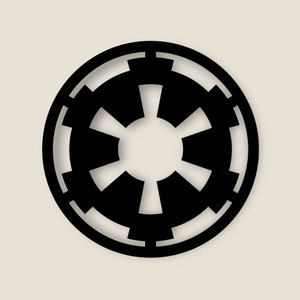 Galactic Empire High Quality 4x4 Vinyl Decal Sticker - Single or 2 Pack Option.. Now Available in Chrome