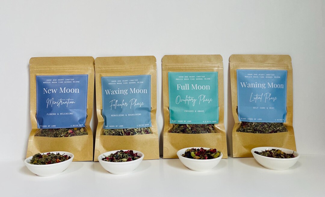 Hand and Heart Crafted Magick Moon Phase Tea - Etsy