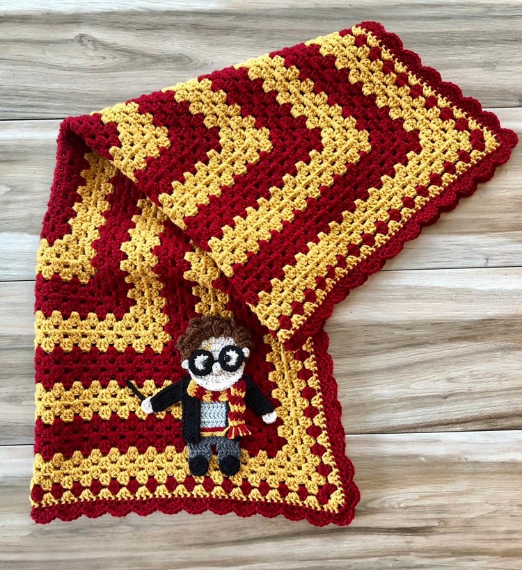 Crochet Blanket Harry Potter Amelia's Crochet