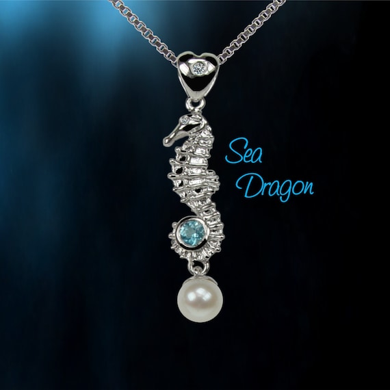 Ocean Blue Seahorse Necklace Ocean Blue Seahorse Necklace