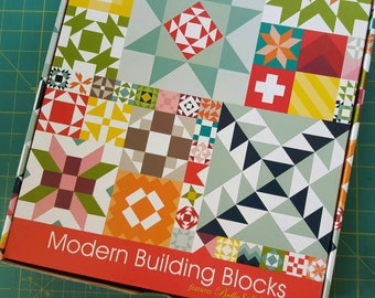 Modern Building Blocks Quilt Kit featuring Bella Solids by Moda