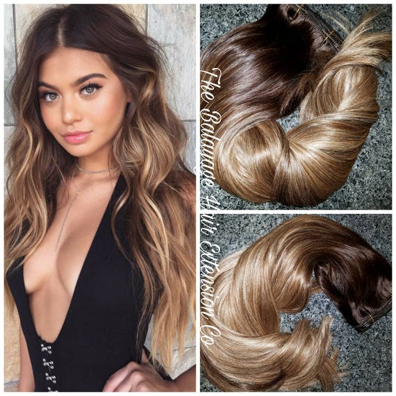 Hair Bundles Sew In Weave Balayage Hair Bundles Hair Etsy
