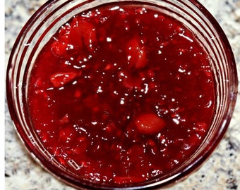 Red Raspberry & Tart Cherry Preserves