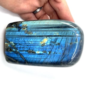 CUSTOM PLUGS Blue Green Labradorite Most Sizes Available 1/2&quot; to 2-1/4&quot;