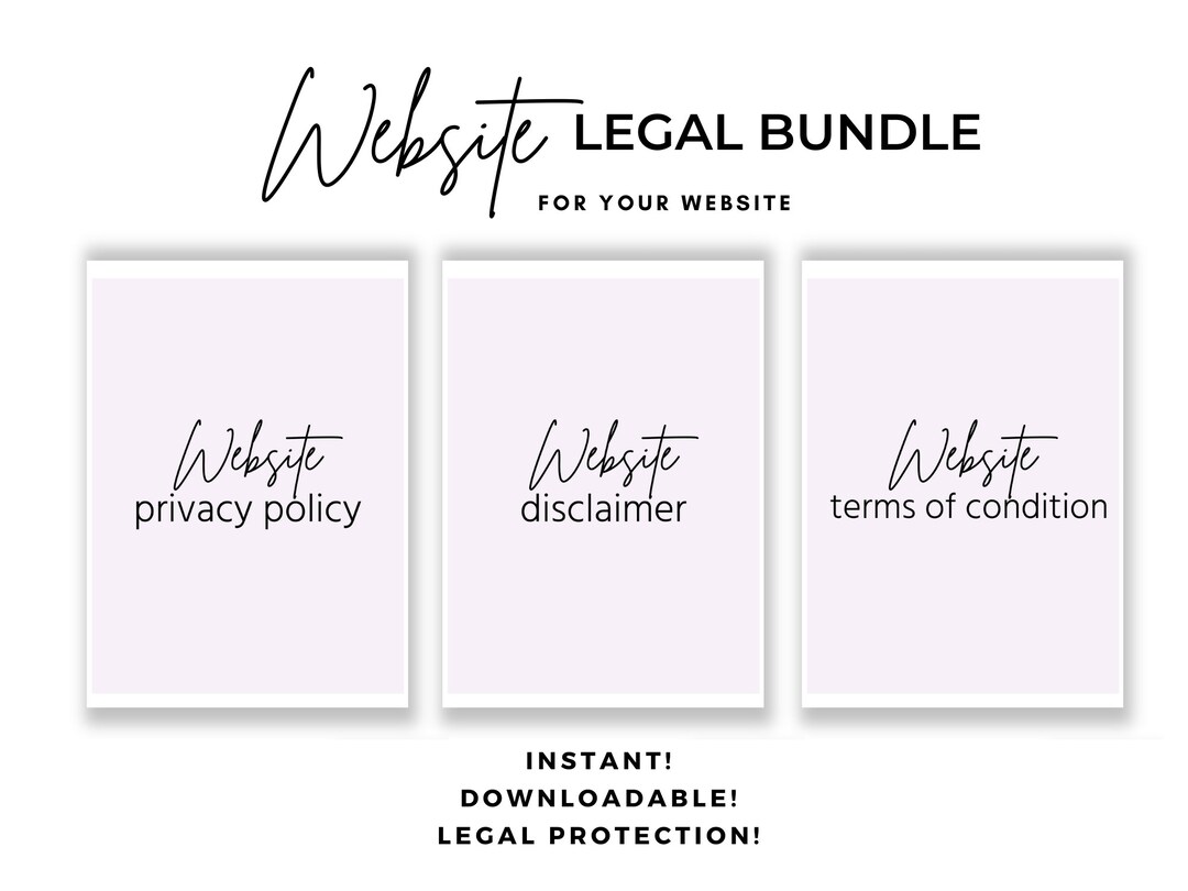 site Legal Bundle Legal Forms site Privacy Policy site