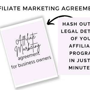 Affiliate program contract | affiliate marketing agreement | affiliate marketing contract | affiliate marketing agreement template