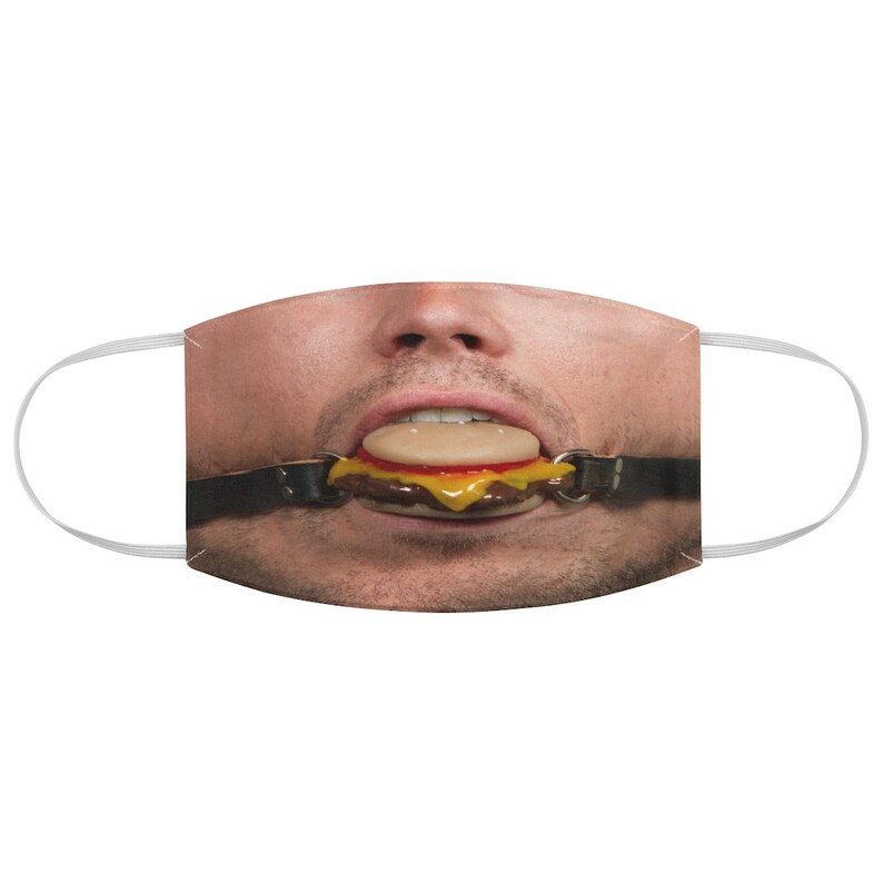 Cheeseburger Ball Gag Gezichtsmasker Hem Etsy