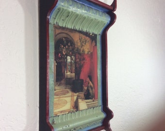 Rolled Tin Picture Frame