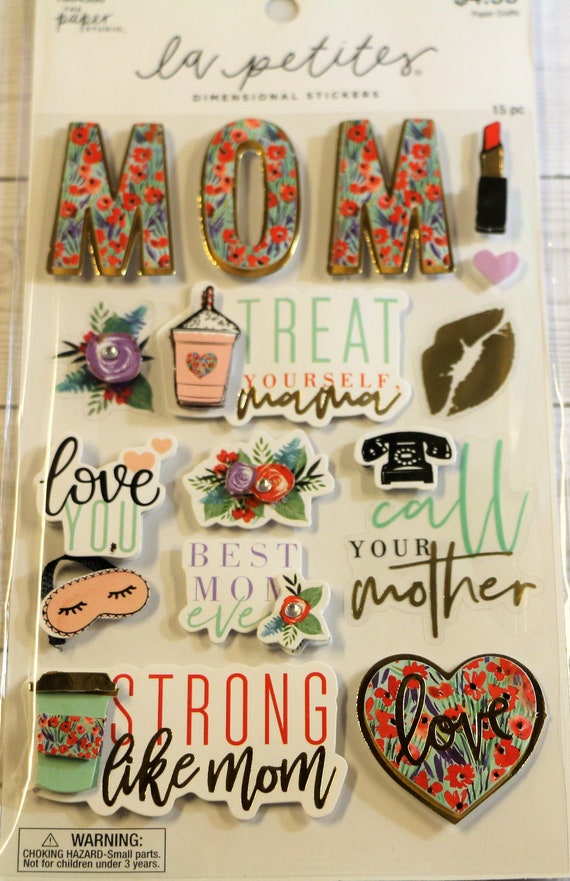 Mom, Strong Like Mom, Coffee, Best Mom Ever, La Petites 3D