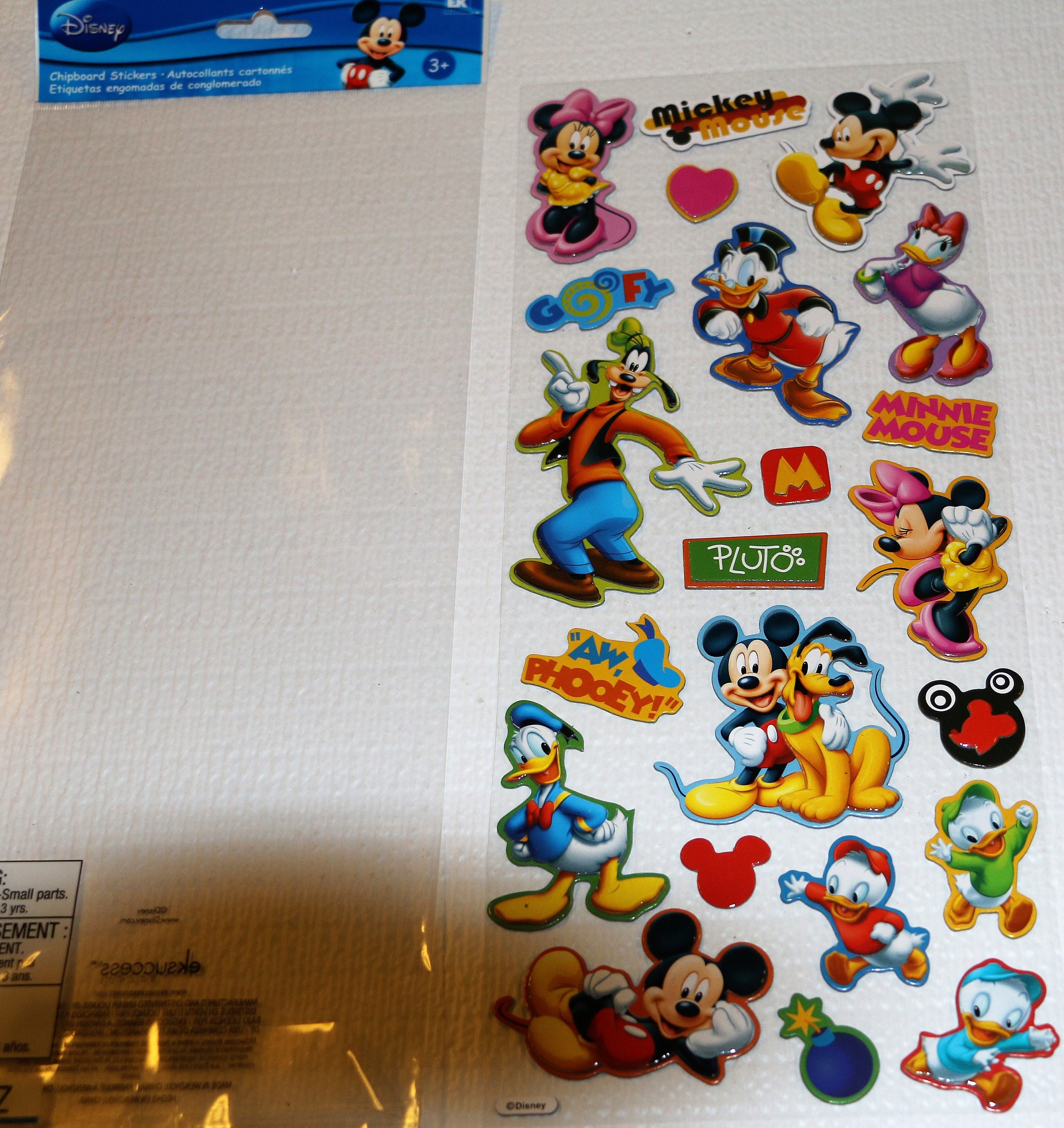 Disney Mickey Mouse 32 pegatinas de pared BiG PLUTO GOOFY MINNIE  Calcomanías de decoración de habitación