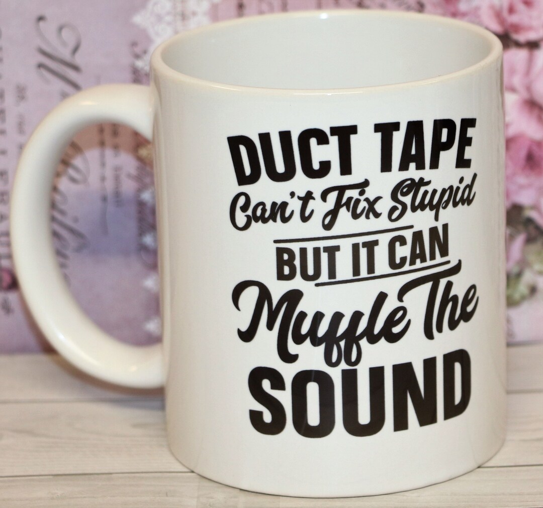 Buy 12 Oz White Cricut Sublimation Mug Duct Tape Dishwasher and Online