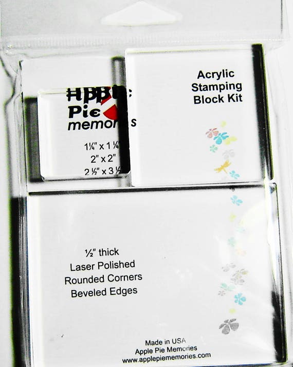 Apple Pie Memories - Acrylic Stamping Block Set