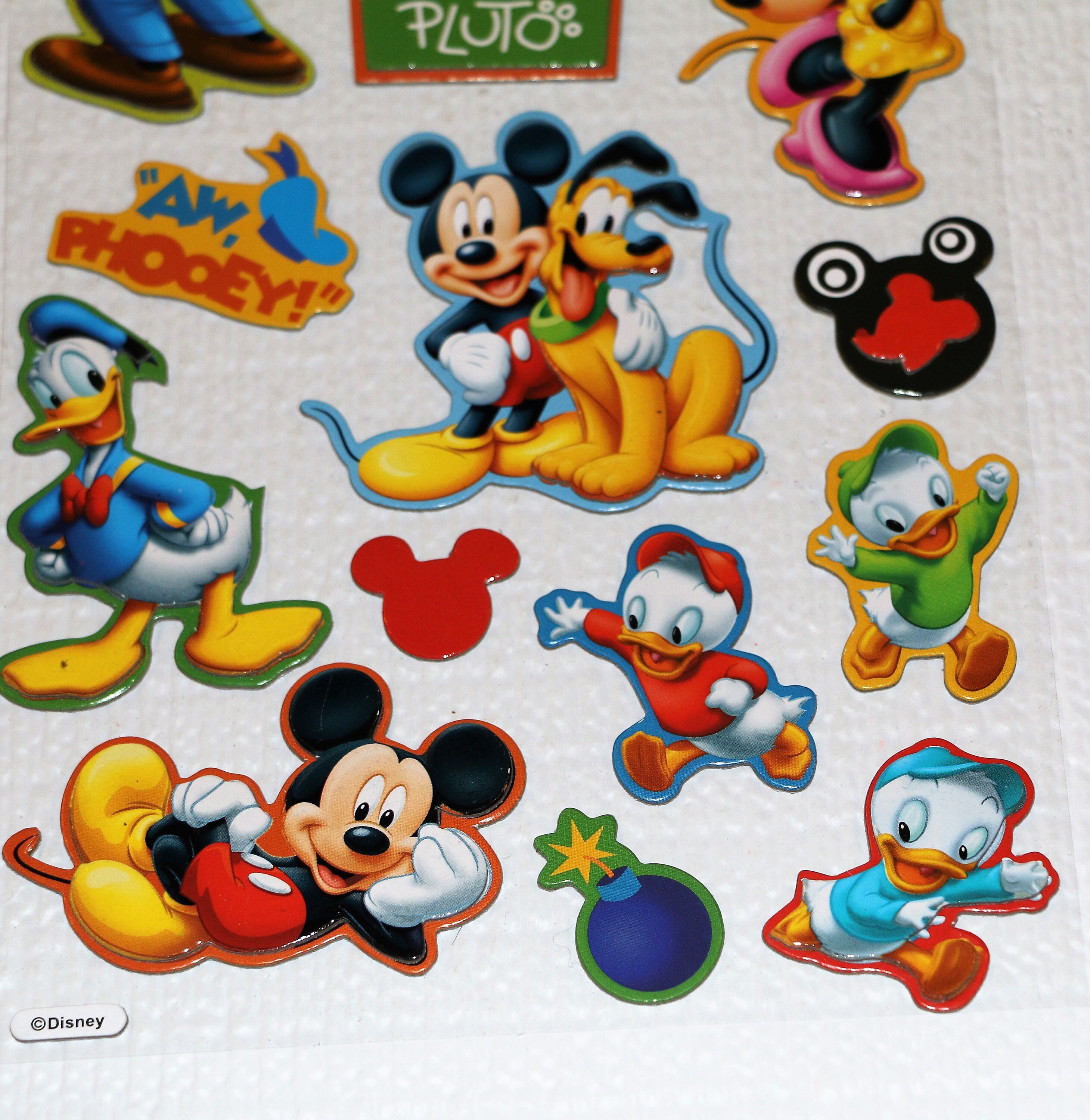 10/30/50pcs Disney Mickey Mouse And Donald Duck Stickers Aesthetic