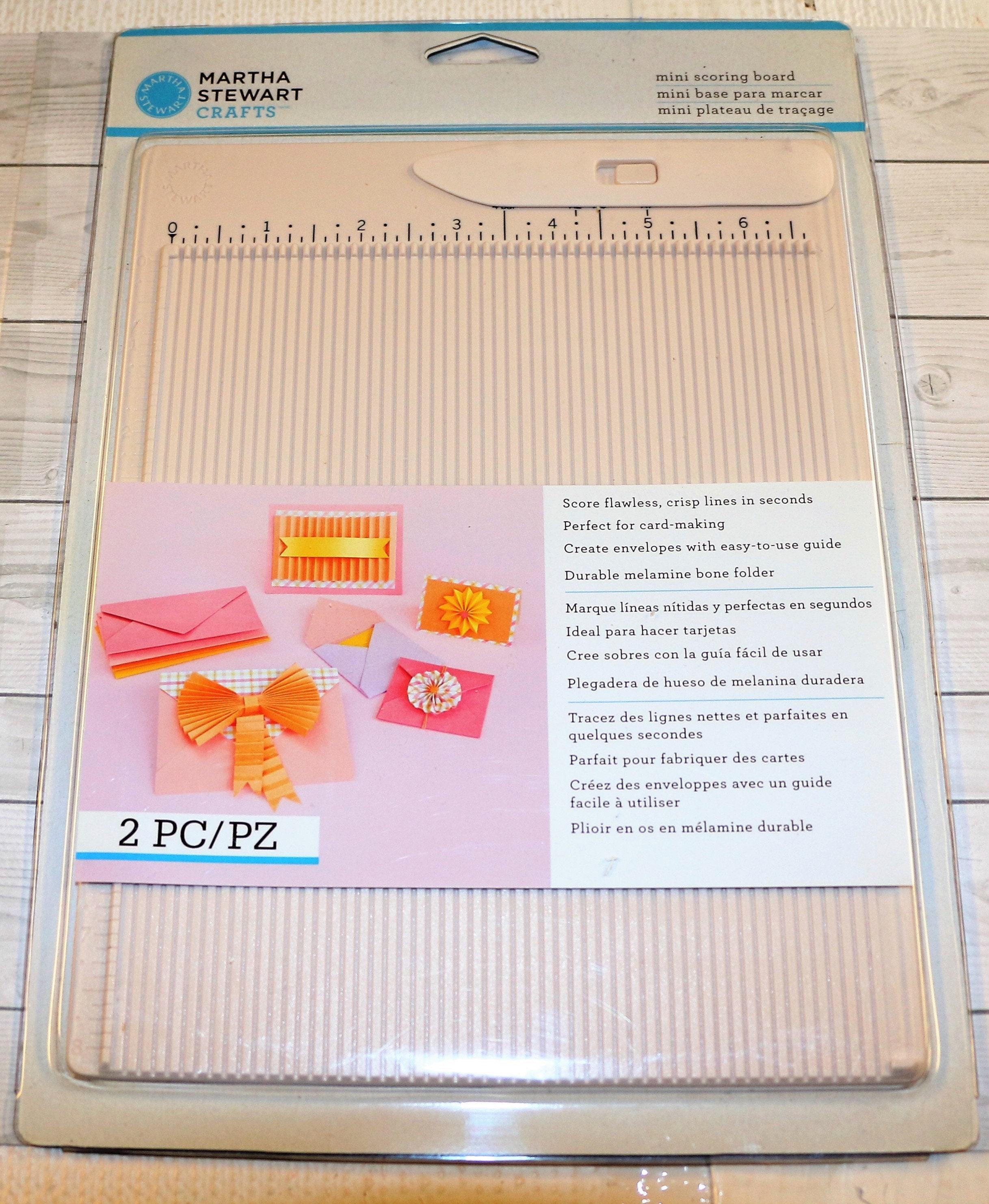 Martha Stewart Crafts 12x12 Scoring Board Scrapbook Card Envelope Gift Box